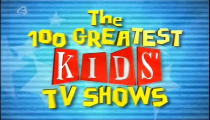 Channel 4's 100 Greatest Kid's TV Shows (2001). Main programme logo during title sequence.