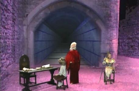 Knightmare Series 4 Quest 2. Hordriss gives out spells to the dungeoneer and Gundrada.
