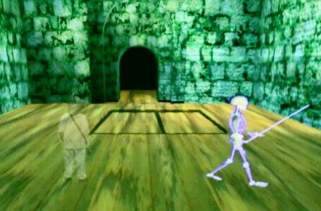 Knightmare Series 8 Team 3. Nathan turns into a shadow to pass a skeletron undetected.