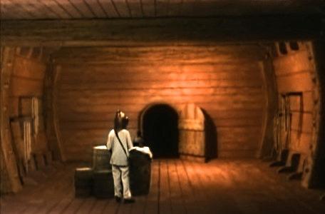 Knightmare Series 8 Team 3. Nathan finds clues in a cabin below decks on the ship.