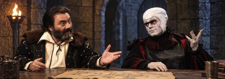 Treguard and Lord Fear talking