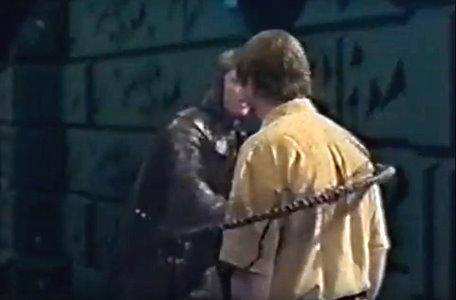 Outtakes and additional footage: Snapper-Jack (Bill Cashmore) practices a kidnap with Knightmare creator Tim Child.