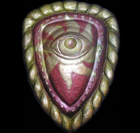 The special red Shield, redeemed as the Shield of Justice at the end of Series 7.