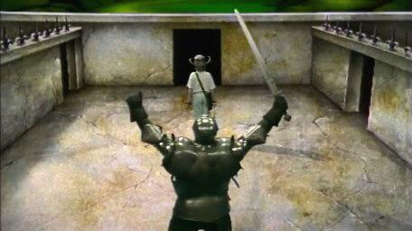 An inline image of the behemoth, as seen in Series 3 of Knightmare (1989).