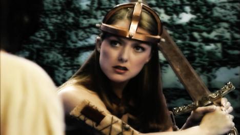 Stiletta the Warrior Thief. Played by Joanne Heywood.