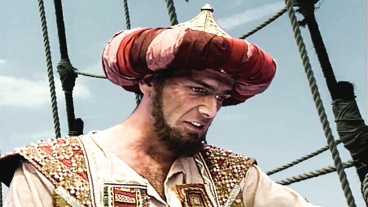 Captain Nemanor from the galleon Cloudwalker. Played by Adrian Neil.