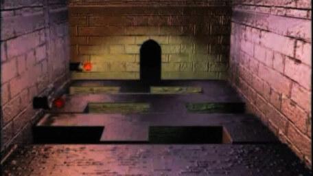 A variant of the Firebomb Room with fireball ducts, as seen in Series 7 of Knightmare (1993).