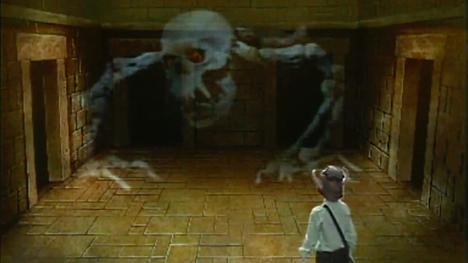 The catacombite challenge from the first three series of Knightmare.
