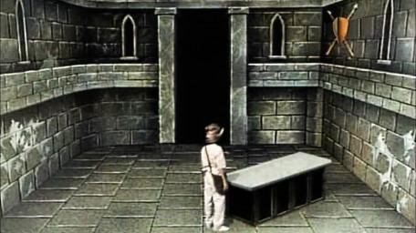 The second part of the Jericho Room, based on a handpainted scene by David Rowe, as shown on Series 3 of Knightmare (1989).