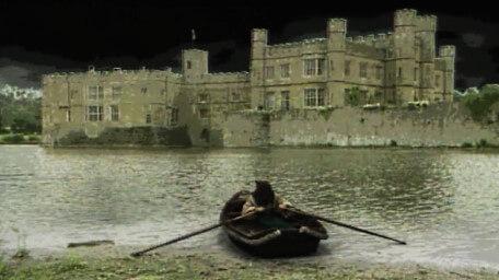 The Dunswater riverbank, as seen in Series 4 of Knightmare (1990)
