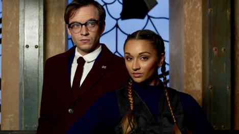Promotional shot of Spy School: Agent J (Jack Finch) and Agent L (Bessy Naidu)