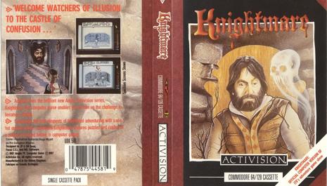 Knightmare computer game - Activision 1987 - Commodore 64 cover