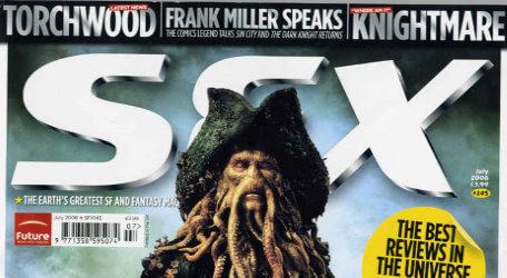 A preview of the cover of SFX magazine issue 145 (July 2006).