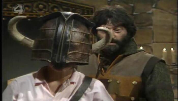 Channel 4's 100 Greatest Kid's TV Shows (2001). Treguard (Hugo Myatt) sends the first dungeoneer on his way.