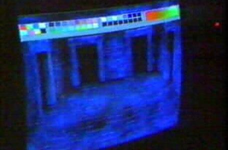 The colour palette in the editing deck. Behind the scenes on Knightmare.