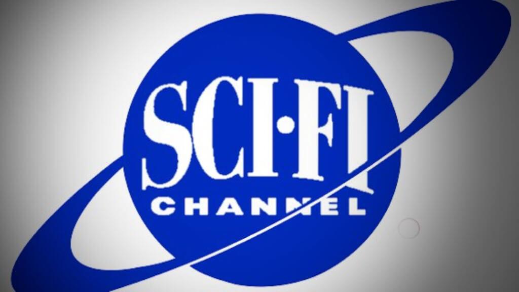 Banner of the Sci-Fi Channel (now Syfy), with custom colouring.