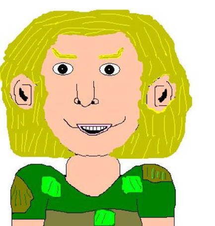 Chips the wood elf. Fanart by Knightmare fan Lizzie Mullen.