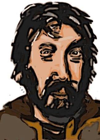 Treguard the Dungeon Master. Fanart by Martin Williams.