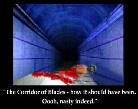 A funny scenario in the Corridor of Blades. A captioned image by Rainecloud.