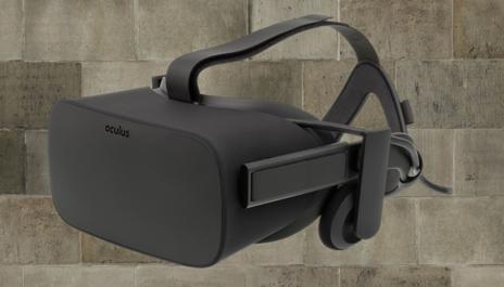 Oculus rift in brick background