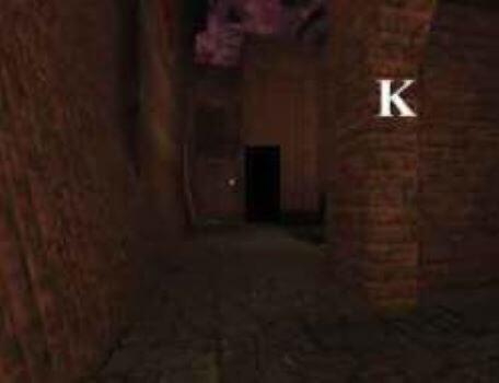 A corridor outside the fortress in the second season of the Knightmare RPG.