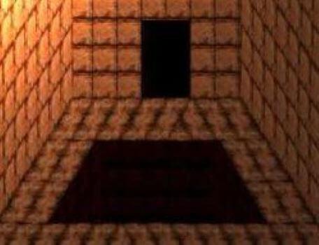 An exit appears in the rear wall in the second season of the Knightmare RPG.