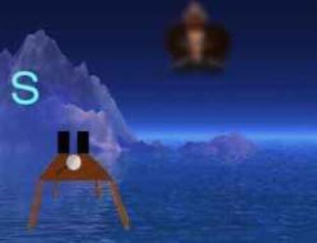A lake in Level 2 in the second season of the Knightmare RPG.
