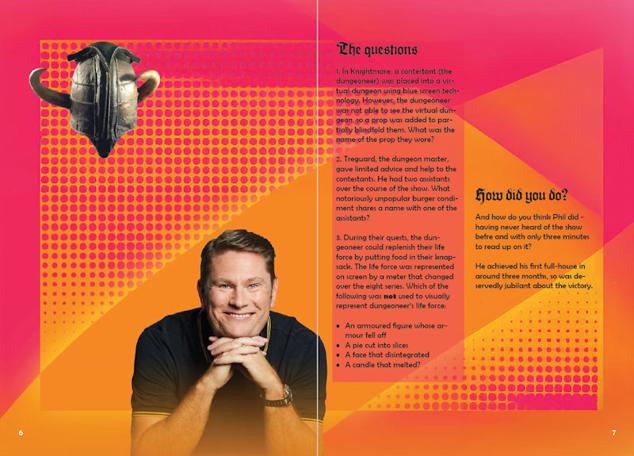 A preview of the 2025 magazine layout, featuring broadcaster Phil Williams.