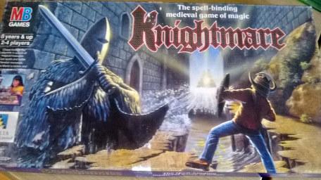 Box cover of Knightmare Board Game from MB (small).