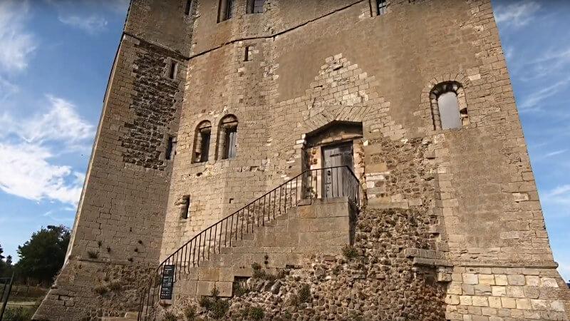 A shot of Orford Castle in Suffolk, which appeared in Knightmare.