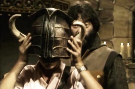 Knightmare Series 1 Team 1. David the dungeoneer with the helmet of justice.