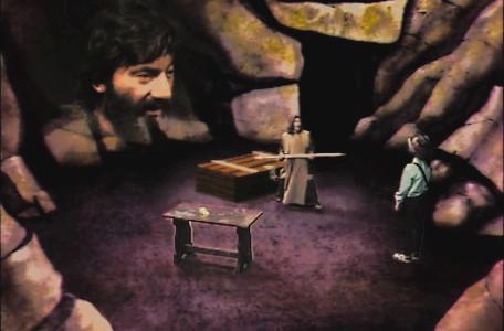 Knightmare Series 1 Team 3. Simon meets Cedric the Mad Monk at the start of Level 2.
