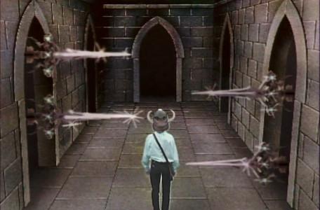 Knightmare Series 1 Team 3. Simon at the Corridor of Spears.