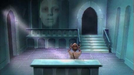 The Oracle of Confusion, as seen in Series 3 of Knightmare (1989).
