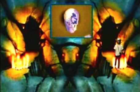 Knightmare Series 2 Team 10. Julian suffers life force damage in the flames of the Scarab Room.