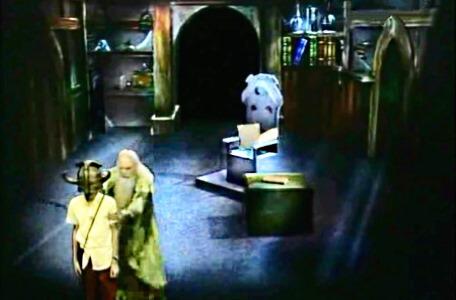 Knightmare Series 2 Team 10. Merlin reprimands the team in his chamber.