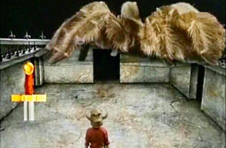 Knightmare Series 2 Team 7. Neil finds a piece of the Sword in Ariadne's room.