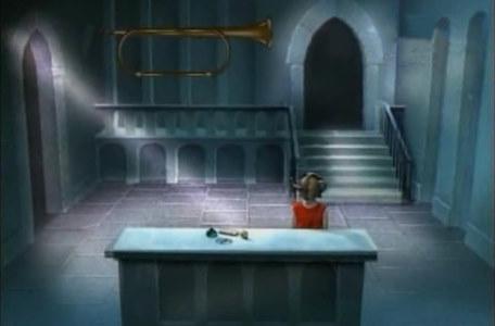 Knightmare Series 3 - End of season. A trumpet blows in the Level 2 clue room. 