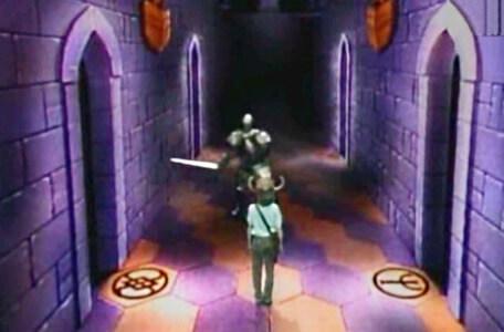 Knightmare Series 3 Team 9. The behemoth attacks in the Corridor of the Catacombs.