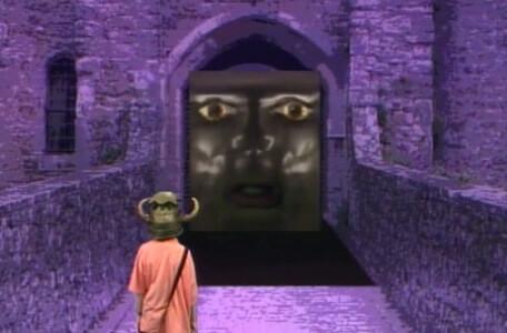 Knightmare Series 4 Team 1. Helen encounters Dooris, the Level 1 Weeping Door.