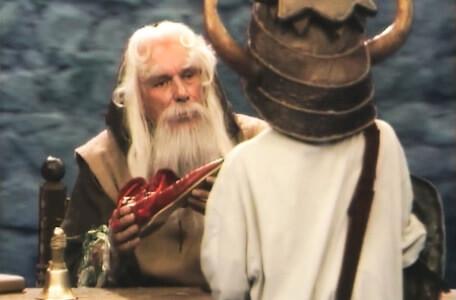 Knightmare Series 4 Quest 2. Merlin offers a range of items for sale.