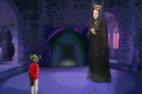 Knightmare Series 4 Quest 6. A sorceress appears, introducing herself as Malice.