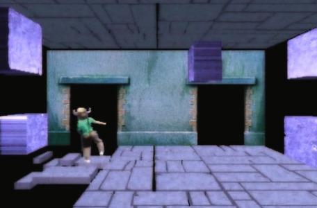 Knightmare Series 4 Quest 7. Jeremy falls in the Block and Tackle after the floor collapses.
