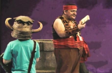 Knightmare Series 4 Quest 7. Jeremy bribes Fatilla with gold.