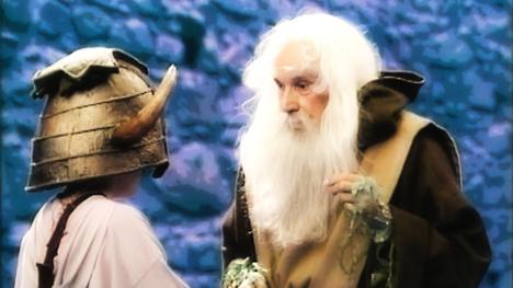 Series 4, Quest 3. Nikki is questioned by Merlin in Level 2.