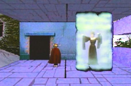 Knightmare Series 5 Team 4. Ben freezes Aesandre in a block of ice.