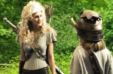 Knightmare Series 5 Team 9. A frustrated Gwendoline the Greenwarden questions Kelly.