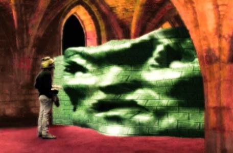 Knightmare Series 6 Team 1. Matt encounters a blocker in Level 1.