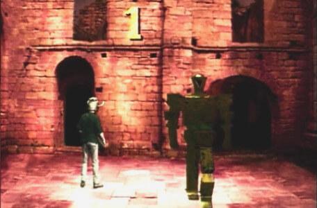 Knightmare Series 6 Team 1. Matt encounters a Dreadnort on guard in Level 2.