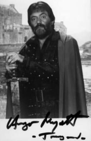 A 1993 character card of Treguard (Hugo Myatt).